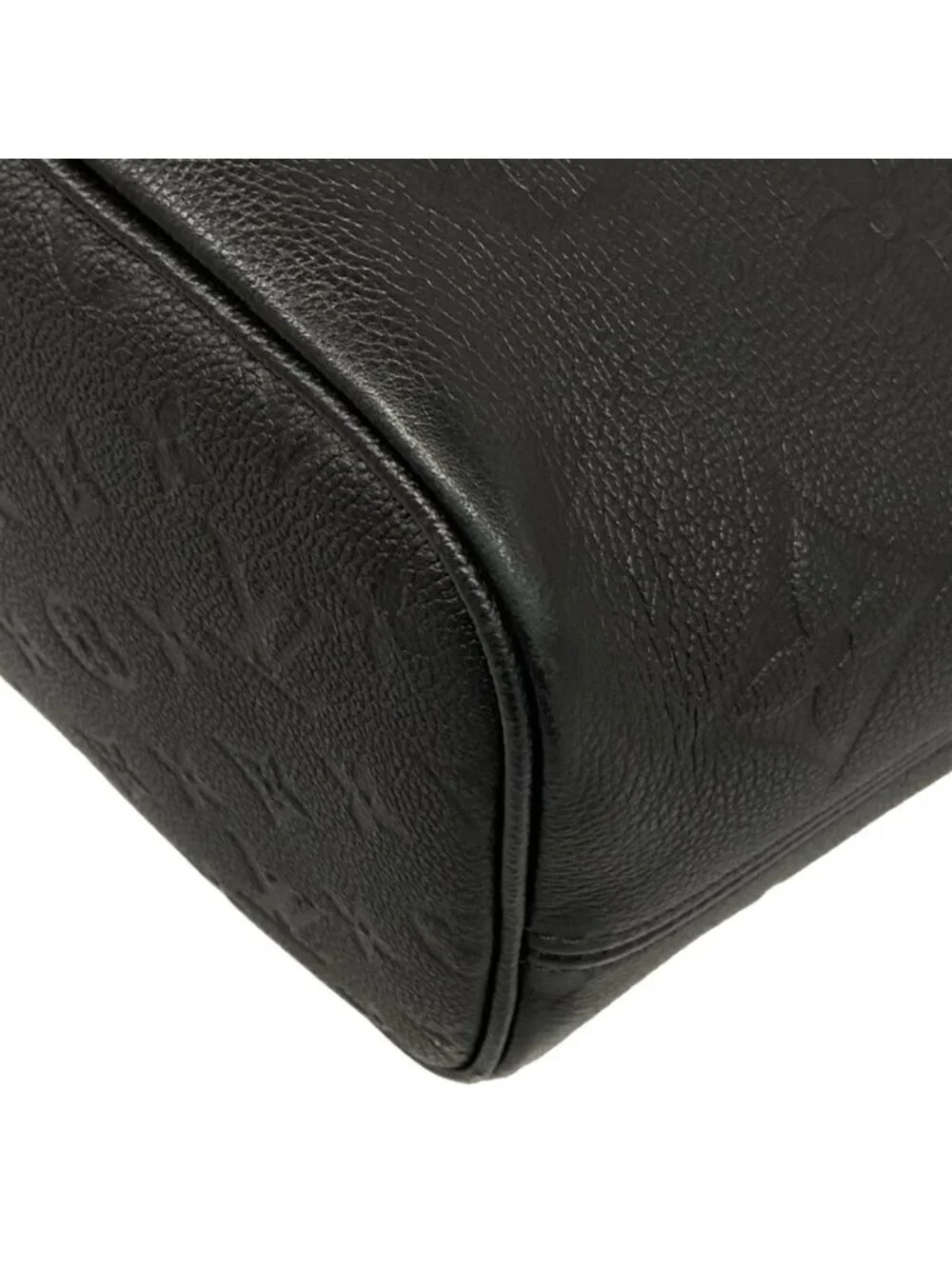 Louis Vuitton Tote Bag Monogram Empreinte Neverfull MM Noir Leather Cowhide
